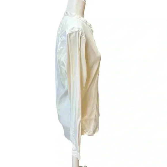 The Kooples Womens Button Down Fitted White Long Sleeve Size M - Picture 6 of 11